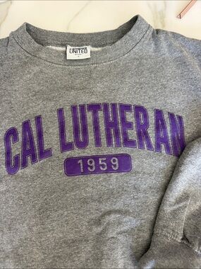 MV Sport Grey Crewneck Sweatshirt with Black Logo Tag
